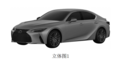 疑似全新雷克薩斯IS車型專利圖曝光 與海外版相同