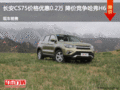 長(zhǎng)安CS75價(jià)格優(yōu)惠0.2萬(wàn) 降價(jià)競(jìng)爭(zhēng)哈弗H6