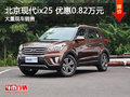 南昌北京現(xiàn)代ix25 限時(shí)優(yōu)惠直降0.82萬元