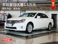 豐田皇冠部分車型優惠5.5萬元 現車充足