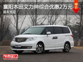 襄陽本田艾力紳綜合優(yōu)惠2萬元 現(xiàn)車充足