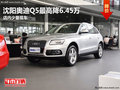 沈陽奧迪Q5最高降6.45萬 店內(nèi)少量現(xiàn)車