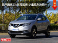 日產(chǎn)逍客13.68萬起售 少量現(xiàn)車熱銷中