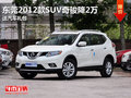 東莞2012款SUV奇駿降2萬 送汽車禮包