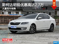 斯柯达明锐优惠高达2.7万 店内有现车