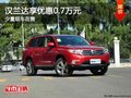 重慶漢蘭達享優(yōu)惠0.7萬元 少量現(xiàn)車在售