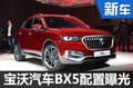 宝沃新SUV-BX5配置曝光 3月1日开启预售