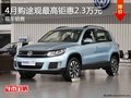4月購途觀最高鉅惠2.3萬元 現車在售