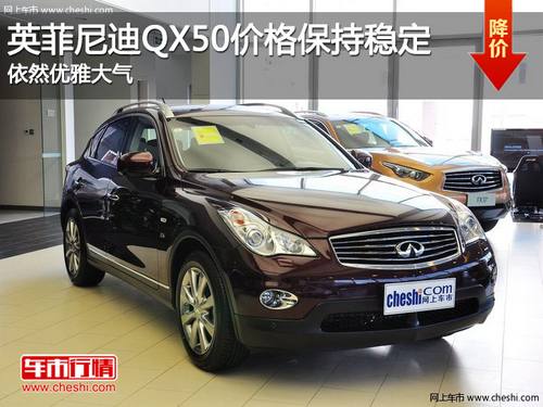 广州：英菲尼迪QX50价值保持不变 少量现车