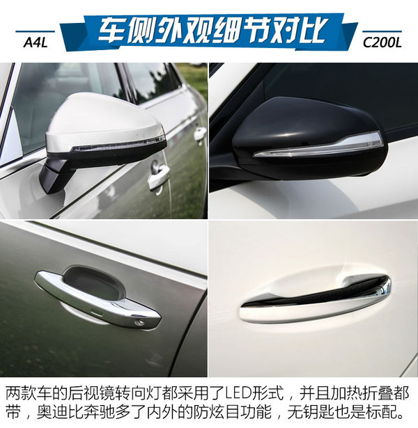 抢占奔驰宝座 奥迪新A4L对比奔驰C200L-图6