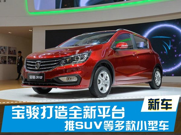 宝骏打造全新平台 推SUV等多款小型车-图1