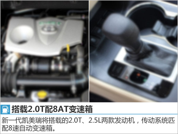 丰田新凯美瑞即将国产 搭2.0T+8速（图）-图2