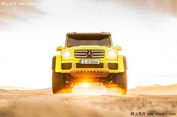 野咖奔驰G500 4x4²首台惊现 骚绿G级鉴赏-图2