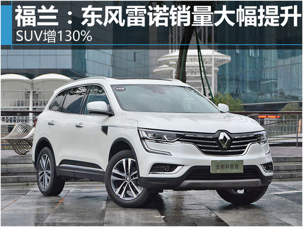 福兰：东风雷诺销量大幅提升 SUV增130%-图1