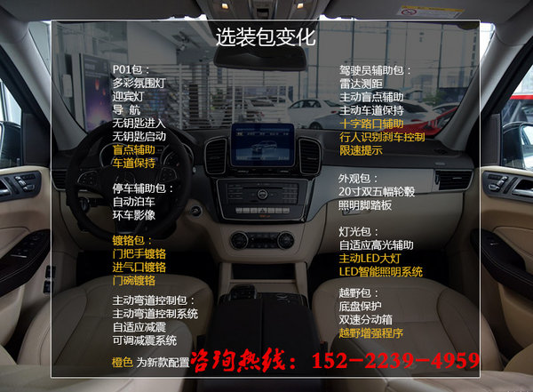 17款奔馳GLS450 平行進(jìn)口GLS年末優(yōu)惠多-圖5