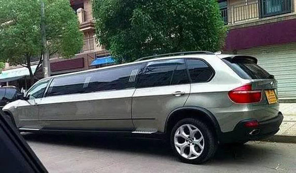 宝马X5加长天津现车 你绝对没见过靓瞎眼-图5