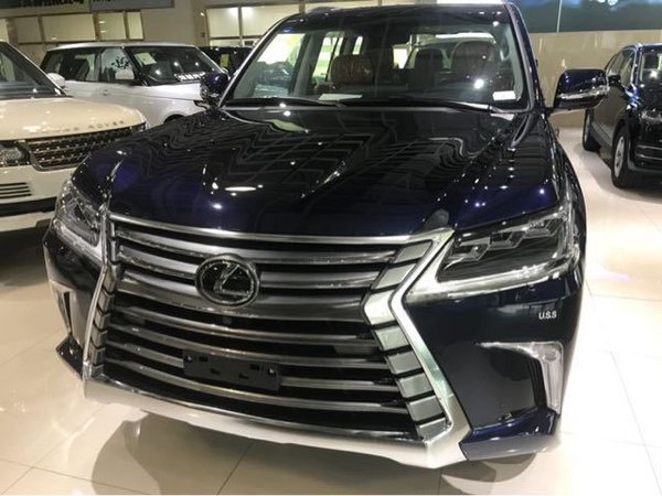 18款中东版雷克萨斯5700 蓝色金色促销-图1