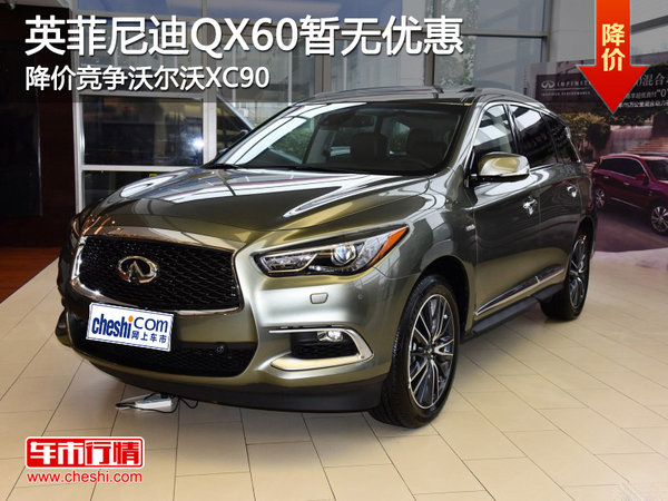 英菲尼迪QX60暫無(wú)優(yōu)惠 降價(jià)競(jìng)爭(zhēng)XC90-圖1