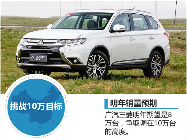 广汽三菱将推3款新车 明年冲击10万目标-图1