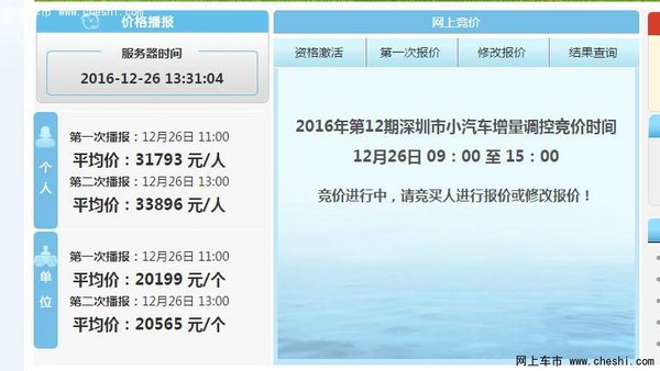 深圳11月车牌竞价个人最低成交价3.7万-图1