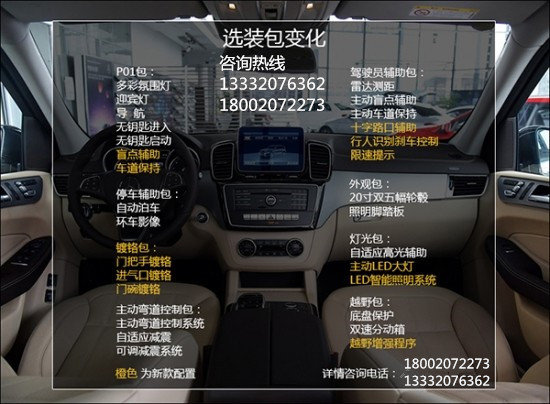 2017款奔馳GLS450AMG頂配 最奢華越野車-圖8