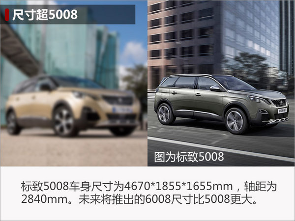 标致将在华国产6008 比5008更大的SUV-图3