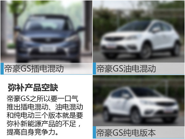 吉利帝豪GS新车型曝光 增多款动力选择-图3