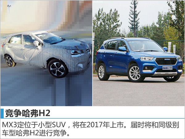 鄭州日產(chǎn)將產(chǎn)MX3小型SUV 競爭哈弗H2-圖5