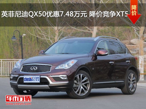 英菲尼迪QX50优惠7.48万元  降价竞争XT5-图1