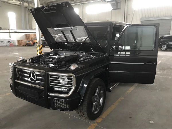 奔驰G500墨版全时四驱 168万三把差速锁-图5