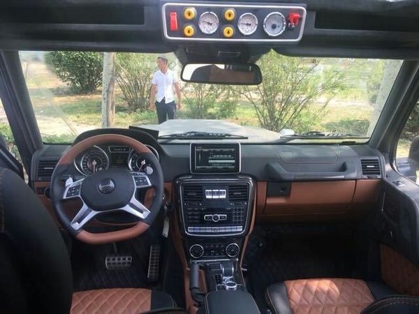 霸气出街奔驰g63amg 6x6黑色 5.5t高涉水