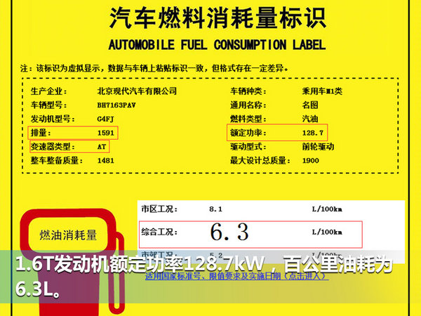北京现代新款名图1.6T将匹配自动变速箱-图2