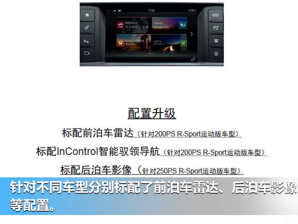 捷豹新XE配置曝光2.0T增四驱车型 下月到店-图5