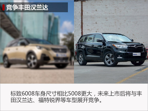 标致将在华国产6008 比5008更大的SUV-图5