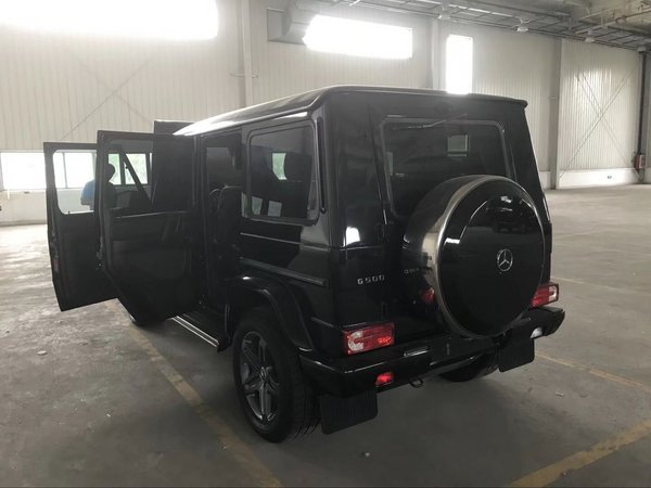 奔驰G500墨版全时四驱 168万三把差速锁-图3