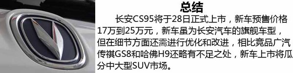 竞争GS8 大战汉兰达  实拍  长安 CS95-图10