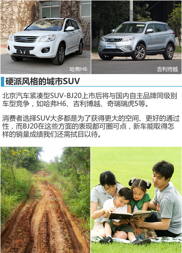 北汽BJ20新SUV正式上市 售9.68-13.98万-图1