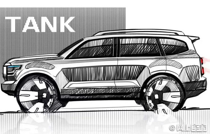 坦克600 8月27日首发 尺寸媲美陆巡 主销车型超30万-图3