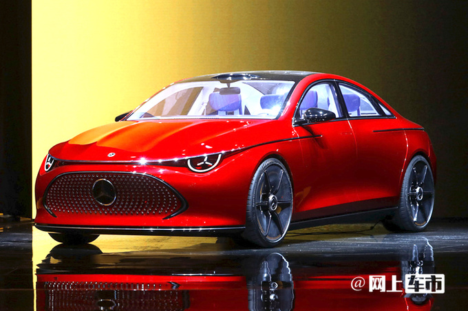 奔驰CLA概念车中国首发搭下一代车机 配800V超充-图1