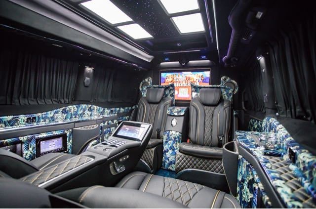 解读奔驰V250加长加高版 内饰奢华高清图-图13