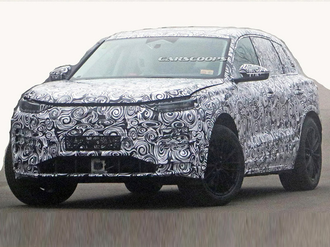 奥迪Q6 e-tron亮相时间曝光 熏黑轮毂/尺寸近似Q5-图1