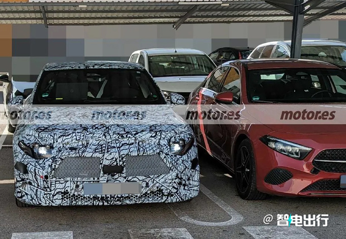 奔驰CLA纯电版曝光续航近900km/竞争Model 3-图3