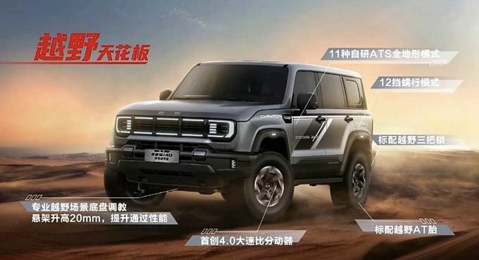 全新北京BJ40刀锋英雄/环塔冠军上市18.98万元起-图3