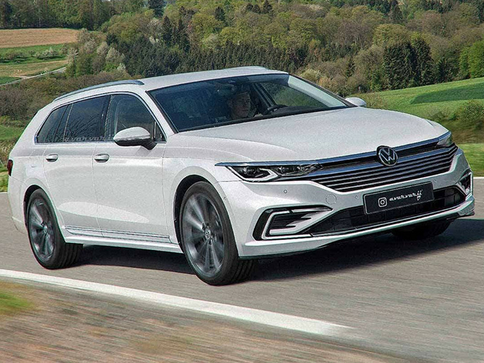 大众新一代帕萨特曝光 前脸造型靠近途锐-更豪华-图1