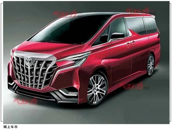 丰田全新埃尔法外观曝光格栅尺寸增大/换搭2.4T-图3