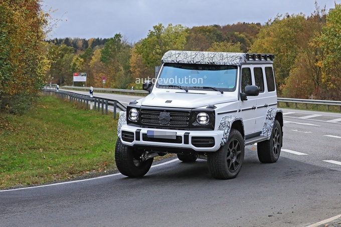 梅赛德斯-奔驰G550 4×4²谍照搭4.0T/越野性能强-图1