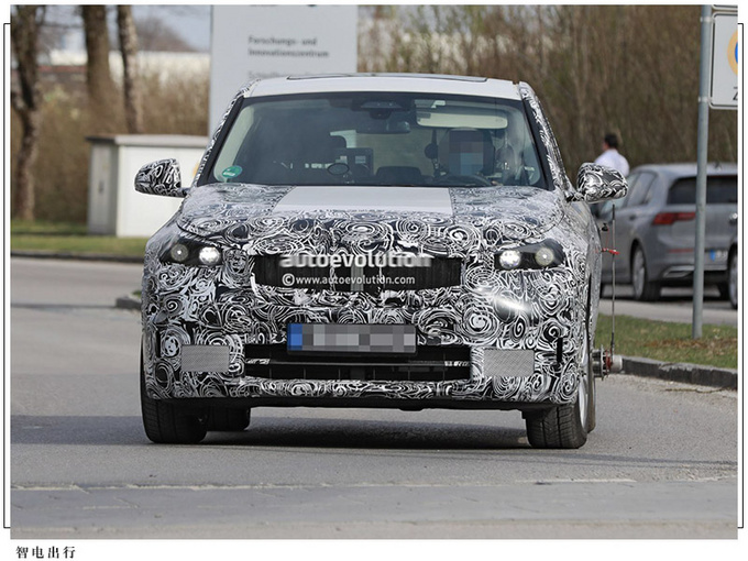 宝马全新SUV外观曝光i4同款保险杠/明年正式上市-图2