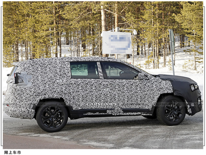 Jeep全新SUV预告发布7座布局/点阵式进气格栅-图7
