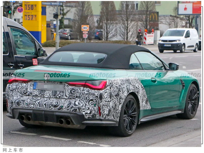 宝马M4敞篷版曝光搭3.0T发动机/7月开启投产-图5