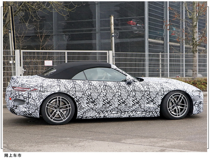 梅赛德斯-AMG SL谍照 搭4.0T/有望明年一季度发布-图3